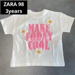 新品未使用　ZARA 98 100 3YEARS おはな　Tシャツ　女の子