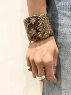 THE DALLAS パイソンブレスレット