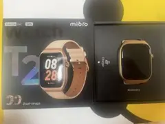 ピンクゴールドで可愛い❤︎mibro Watch T2 ゴールド/ベージュ 本体