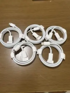 Apple純正ケーブル Type-C to Lightning 5個セット