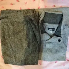 ANA グレー ルームウェア 巾着付き Mサイズ