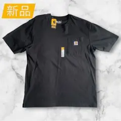 新品タグ付 Carhartt カーハートブラック Tシャツ L ルーズフィット