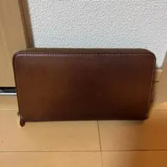 CELINE 旧ロゴ ラウンドジップ長財布