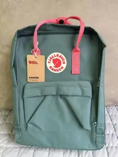 カンケンリュックサック バッグ フェールラーベン 16L グリーン/ピンク a3