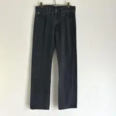 メキシコ製　Levi's505 サルファブラックデニムパンツ