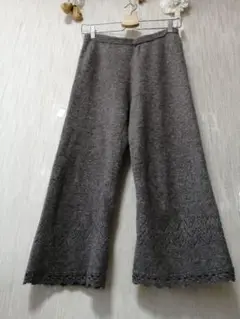 SM2 ❁ ウールレースニットパンツ