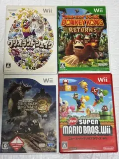 ⭐️24時間以内発送⭐️ Wiiソフトまとめ売り　4本セット　モンハン