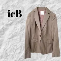 icB アイシービー テーラドジャケット オンワード樫山 茶系