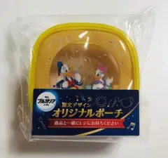 明治ブルガリアヨーグルト　オリジナルポーチ ドナルド　デイジー　ポーチ　クリア