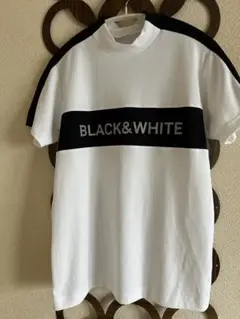 Black &Whiteモックネック