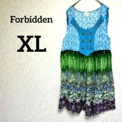 一点物✨Forbidden【XL】 ノースリーブ ワンピース グラデーション