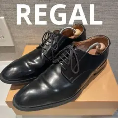 REGAL リーガル　810R（25.5㎝） 黒　レザー　プレーントゥ