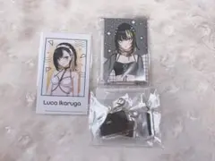シャニマス くじ引き堂 斑鳩ルカ チャーム 缶バッジ ブロマイド