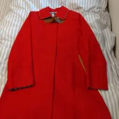 タイムセール◆トミーヒルフィガー 真っ赤なマッキントッシュコート