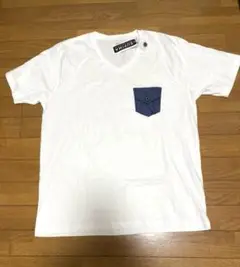 未使用　graniph グラニフ Vネック 胸ポケット　Ｔシャツ　新品