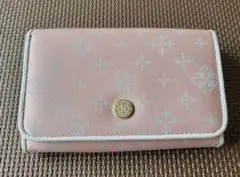 【週末限定お値下げ】ラシット 折り財布 ピンク×グレー