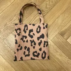 ミニバッグ　ミナペルホネン ヒョウ柄