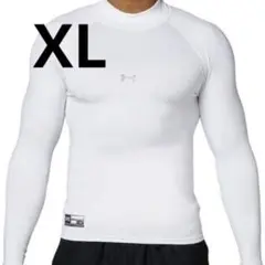 アンダーアーマーTシャツ CG ARMOUR LS MOCK XL ホワイト