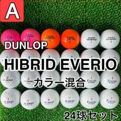 ☆A級☆A502【ダンロップ ハイブリッド エブリオ 】24球 24個セット