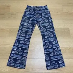 フレアパンツ 総柄 オゾンコミュニティ