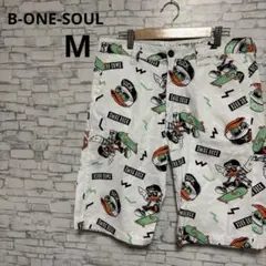 B-ONE-SOUL DUCK DUDE総柄 ハーフパンツ M