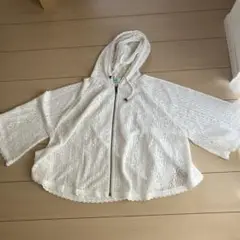 Lindsay フード付きレースジャケット