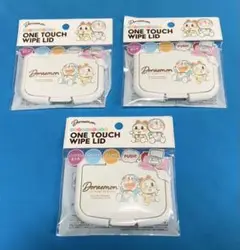 ドラえもん　繰り返し使える　ウエットテッシュの蓋　3個