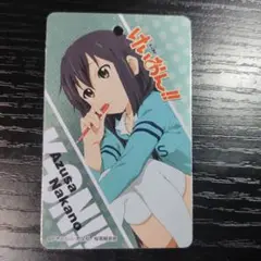 けいおん 中野梓 メタリックプレート キーホルダー