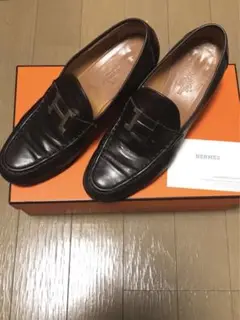 エルメス コンスタンス Hロゴ 37サイズ 24cm ローファー ヒール
