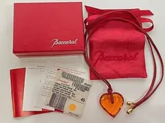 ☆1度短時間使用☆ バカラ ハートネックレス ペンダント