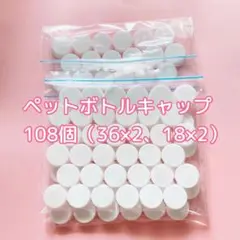 8/31限定　ペットボトルキャップ108個