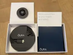 Oura スマートリング ブラック 充電ケーブル付き