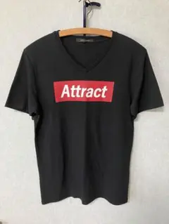 VENCE EXCHANGE Attract Vネック Tシャツ 黒 Ｌサイズ