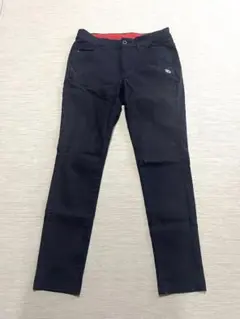 美品　パーリーゲイツ　ドビーEXストレッチ レディース　パンツ　ネイビー　1