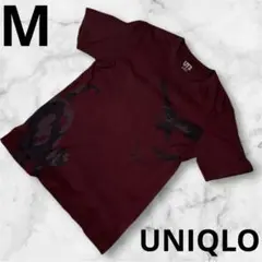 『UNIQLO』Tシャツ ワインレッド M メンズ