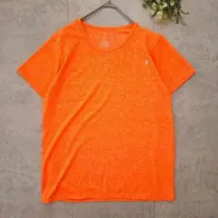 S4R 半袖 Tシャツ スポーツ ストレッチ◎ オレンジ レディース L
