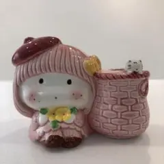 【美品】コトブキ KOTOBUKI 陶器 貯金箱 ペンスタンド 置物　昭和レトロ