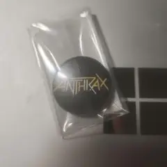 ANTHRAX ピンバッジ 黒