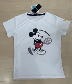ミッキーマウス テニス Tシャツ Mサイズ ホワイト