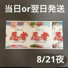 【即日発送・手渡し可】This is忍者 半券 少年忍者