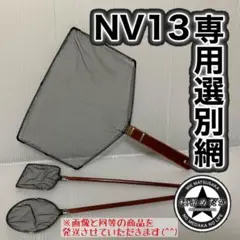 【極楽めだか】NV13専用めだかの選別タモ 大小3点セット（メダカ・網・手作り）