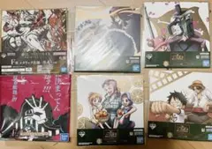 ワンピース　一番くじ　色紙　タオル