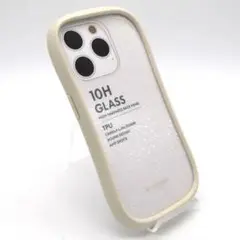 【新品】iPhone 15 Pro 耐傷・耐衝撃ハイブリッドケース　ホワイト　a