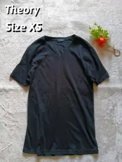 人気ブランドTheory！すっきり着映えTシャツ 小さいサイズ　黒　日本製