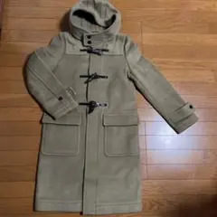 名品♡HYKE ハイク メルトンウール ダッフルコート 白トグル ヘリンボーン ハイクHYKE ダッフルコートヘリンボーンメルトンウール白トグル