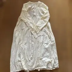 chocol raffine アイボリー シャツワンピース