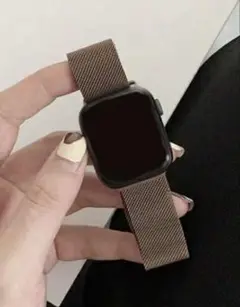 Apple Watch メッシュバンド ブラウン 磁石
