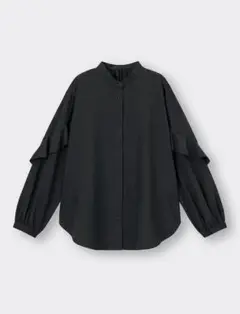GU ラッフルスリーブブラウス