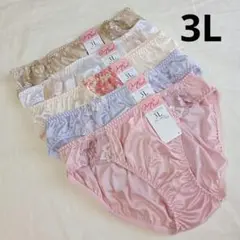 【3L5枚】 レディースショーツ XXL まとめ売り パンツ(H594)