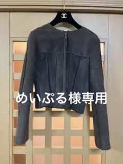 シャネル ムートンショートジャケット 美品